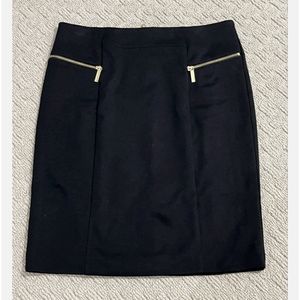 Michael Kors Pencil black skirt, polyester blend- size 8 unused